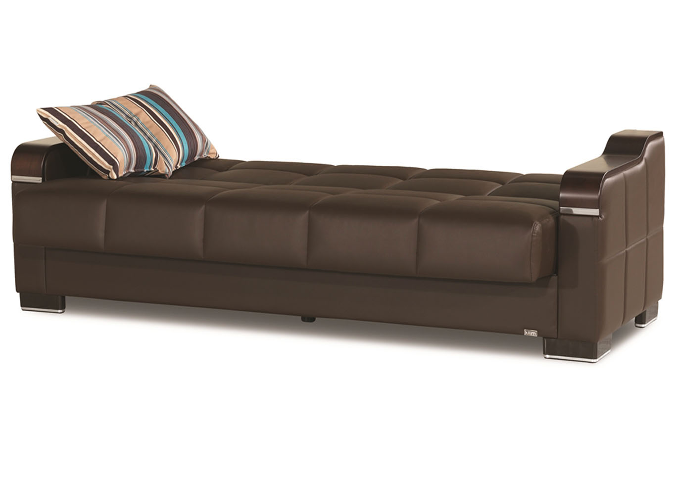 Uptown Brown PU Sofabed,Ottomanson (Previously Casamode)